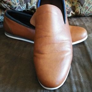 Aldo Faux Leather Brown Fashion Loafer Sneaker